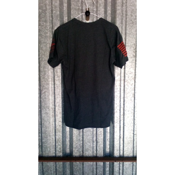 Grunt Style T-Shirt Mens M Dark Gray Rifle It's in my DNA New - Picture 2 of 10